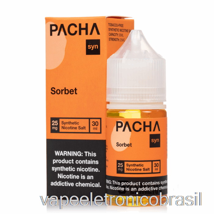 Vape Recarregável Sorvete - Sais De Pachamama - 30ml 50mg